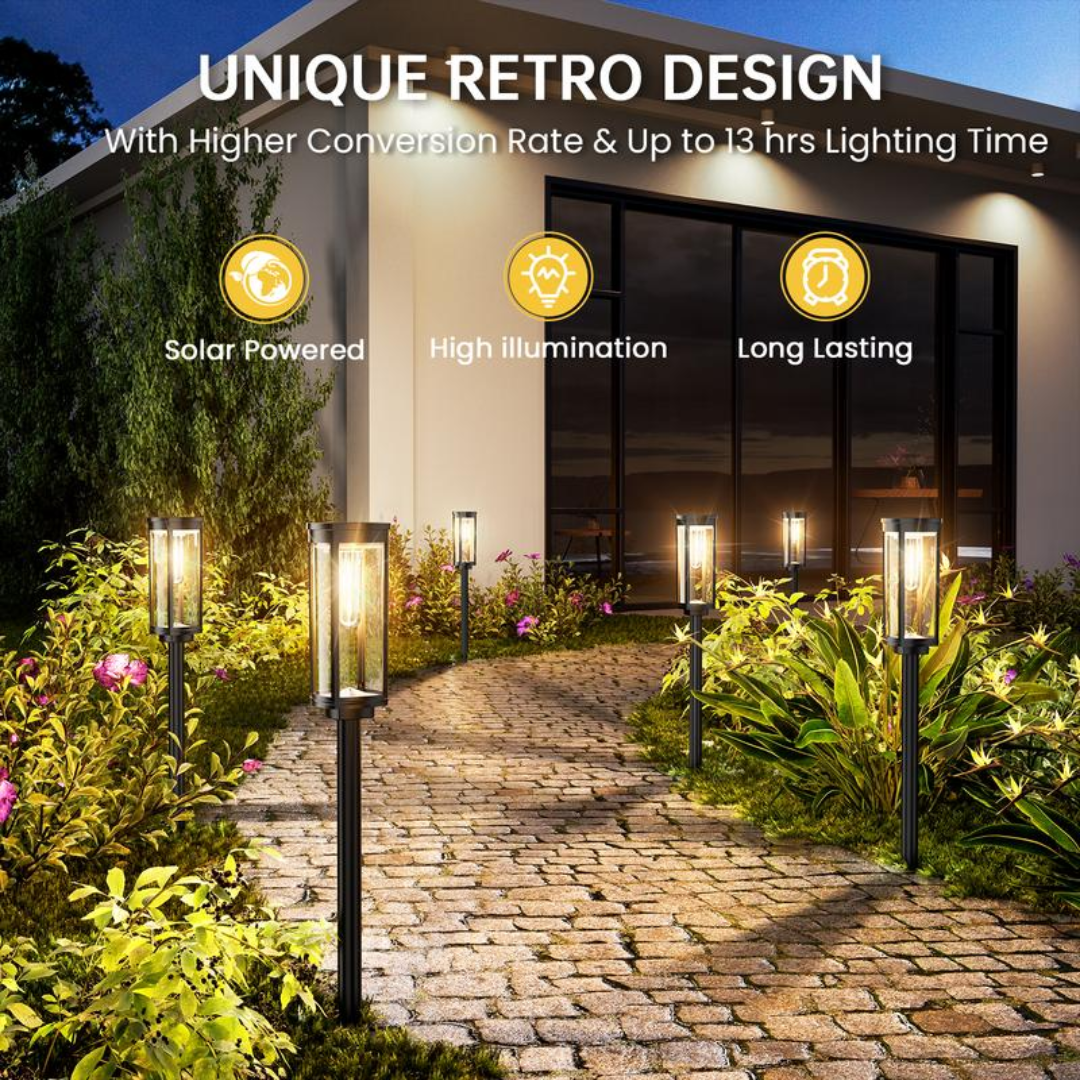 Falim™ Solar Pathway Lights